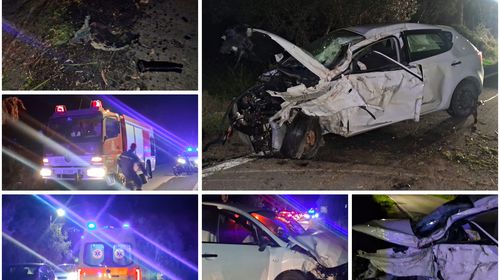 Άγιο είχε συμπολίτης μας – Αυτοκίνητο ξέφυγε από την πορεία του και προσέκρουσε σε δέντρα