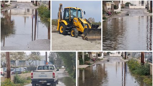 Πλημμύρισε ξανά ο δρόμος στο 2ο Γυμνάσιο Κω (Λάμπη) - Τι δήλωσε ο Πρόεδρος της ΔΕΥΑΚ Σ. Καμπουράκης