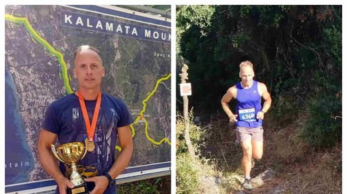 Δεύτερη θέση για τον Γεώργιο Δούβα στο Kalamata Trail Run