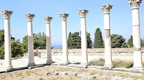 Κλειστοί αρχαιολογικοί χώροι σε Ρόδο και Κω λόγω καιρού  