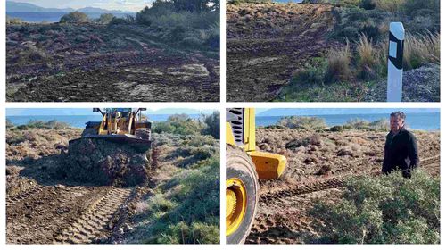 Θ. Νικηταράς: Ξανά προσβάσιμος ο δρόμος στην παραλία του Αγ. Φωκά