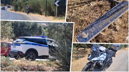 Τροχαίο στο Πυλί: Δίκυκλο εξετράπη της πορείας του και κατέληξε σε χωράφι - Στο νοσ/μείο οι επιβαίνοντες