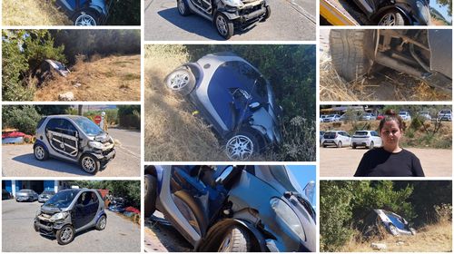 Πήγε να πάρει το αυτοκίνητό της από το πάρκινκ στη Ζιά και το βρήκε στον γκρεμό!