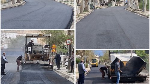 Ολοκληρώνονται σήμερα οι εργασίες ασφαλτόστρωσης στην οδό Μ. Αλεξάνδρου