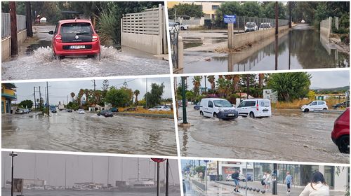 Προβλήματα στην Κω από την πρωινή βροχόπτωση