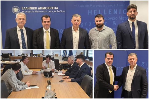Συνάντηση του Δημάρχου Θ. Νικηταρά με τον Υπ. Μετανάστευσης - Πρόταση για "ενίσχυση" του Δήμου 