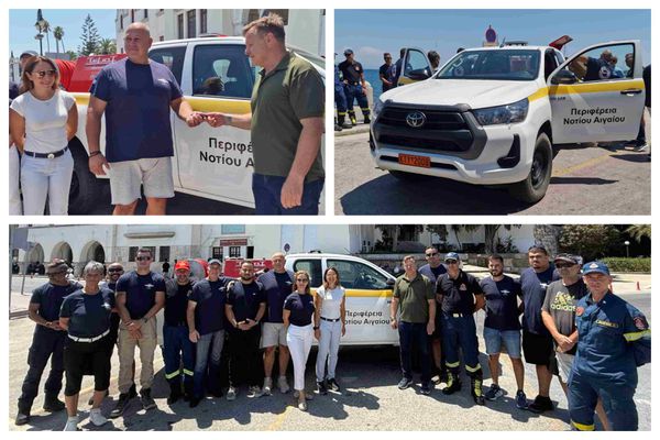 Παράδοση Πυροσβεστικού Οχήματος 4x4 από την Περιφέρεια στη Λέσχη  Καταδρομέων Κω