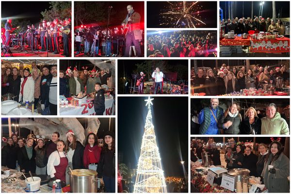 Λαμπερή η φωταγώγηση του Χριστουγεννιάτικου δέντρου στην Κω