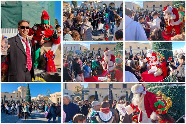 O Άγιος Βασίλης επισκέφτηκε τις γειτονιές της Κω και μοίρασε δώρα