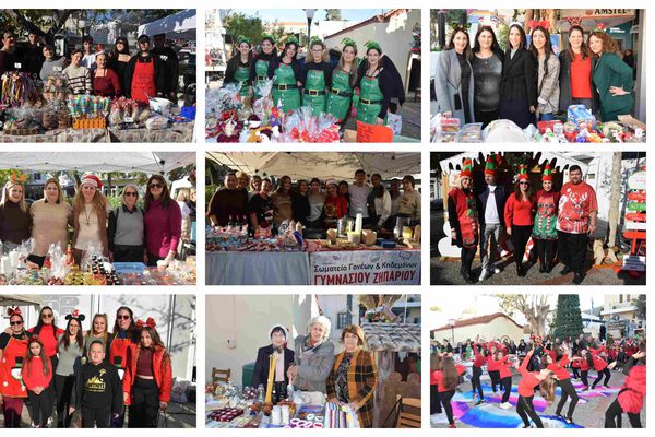 Γιορτινή ατμόσφαιρα και χαμόγελα στο Χριστουγεννιάτικο παζάρι στο Πυλί