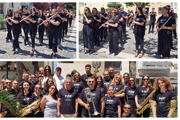 Παρέλαση της Ορχήστρας Νέων Σίνδου του Δήμου Δέλτα στην πόλη της Κω