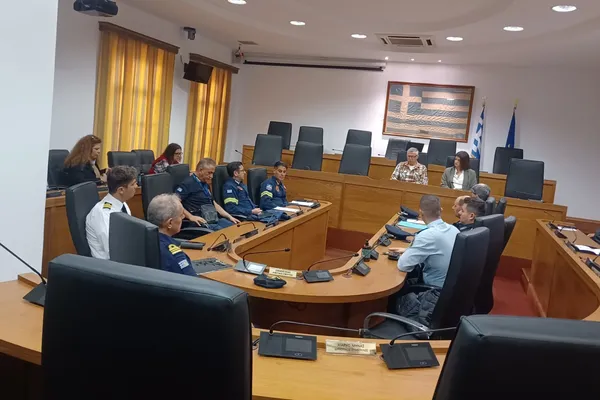 Συνεδρίασε το Συντονιστικό Όργανο Πολιτικής Προστασίας για την πρόληψη και την ασφάλεια του νησιού
