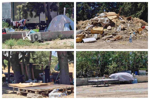 “Eπέστρεψαν” οι Ρομά στο πάρκινκ στις “Σημαίες” – «Mας έδιωξαν από τον καταυλισμό του Αγ. Βασιλείου»