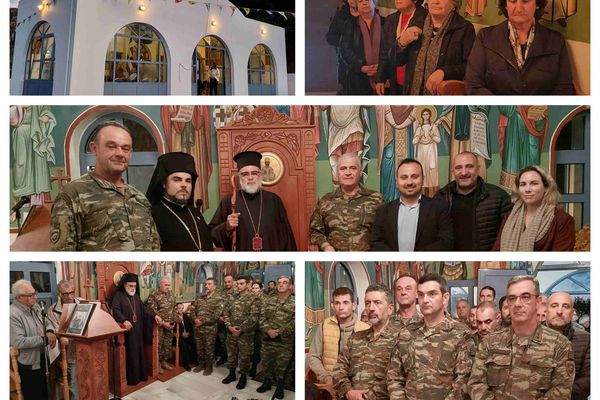 Με κατάνυξη ο εσπερινός της εορτής του Αγίου Μηνά στη Βορίνα Κω