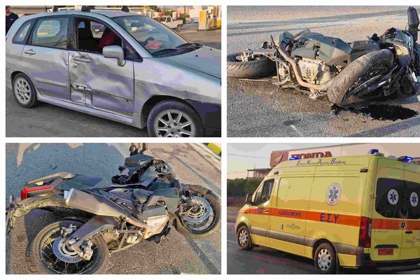 Τροχαίο με το καλημέρα… Μηχανή συγκρούστηκε με αυτοκίνητο στον Επαρχιακό