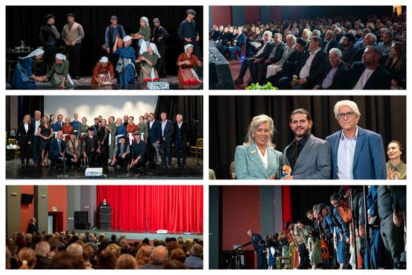 Κατάμεστο το Θέατρο Ρόδου στην εκδήλωση της Παγκωακής Αδελφότητας Ρόδου αφιερωμένη στον Αριστοτέλη Παυλίδη