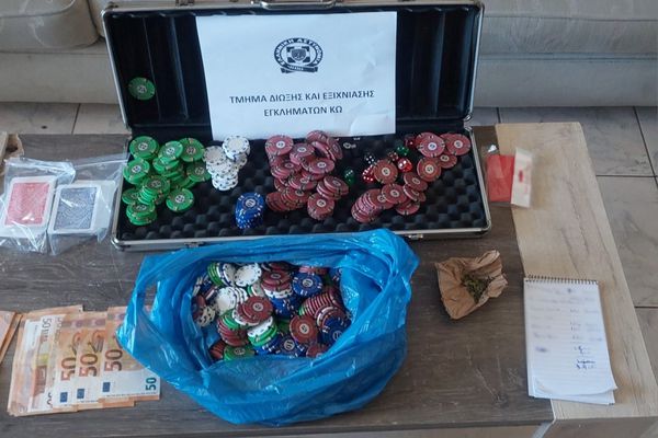 Εντοπίστηκε στην Κω κατάστημα στο οποίο διεξάγονταν «τζόγος» - Συνελήφθησαν 11 άτομα