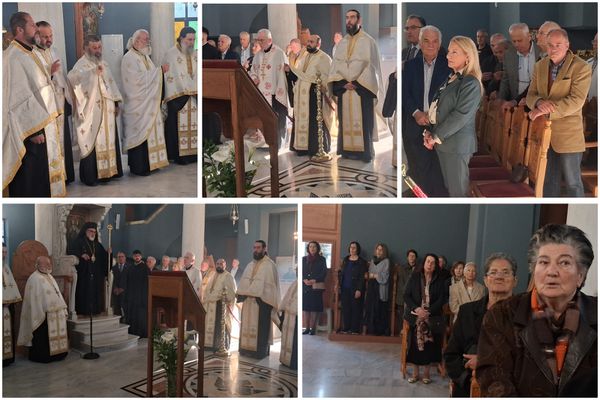 Με λαμπρότητα ο εσπερινός της εορτής του Αγίου Αποστόλου Ναθαναήλ χοροστατούντος του Μητροπολίτη που άγει τα ονομαστήριά του