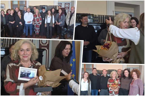Με συγκίνηση αποχαιρέτησαν φίλοι και συνάδελφοι την κ. Δήμητρα Γιάχου που μετά από 43 χρόνια προσφοράς (21 χρόνια στο Επαρχείο) συνταξιοδοτείται