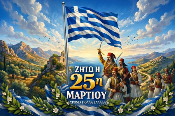 25 Μαρτίου: Ημέρα με διπλή γιορτή για το Έθνος μας - Χρόνια πολλά Ελλάδα!