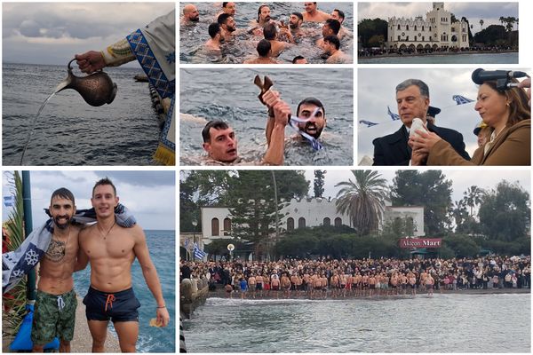 Με λαμπρότητα ο εορτασμός των Θεοφανείων στην Κω - Οι Α. Μερτζάνογλου και Α. Παπαχρήστος έπιασαν τον Σταυρό 