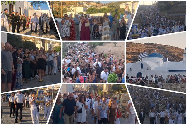 Πολύς κόσμος και φέτος στην Παναγιά του Χάρου στους Λειψούς - Το σπάνιο όνομα και τα ξερά κρίνα που ανθίζουν...