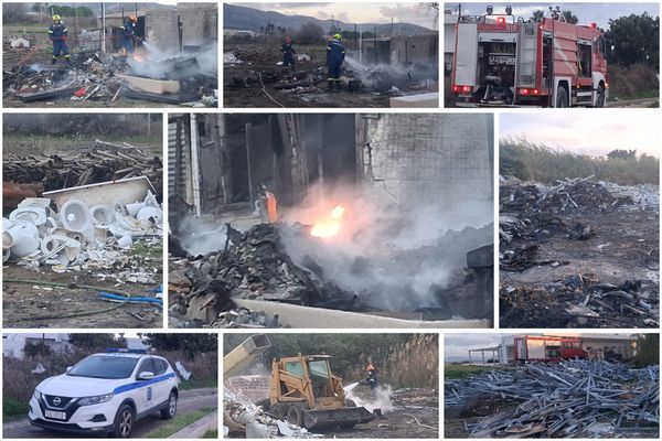 Φωτιά στο Τιγκάκι – Άμεση επέμβαση της Πυροσβεστικής