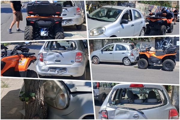 Τροχαίο στην οδό ΕΘν. Αντιστάσεως στην πόλη της Κω - "Γουρούνα" συγκρούστηκε με ΙΧ