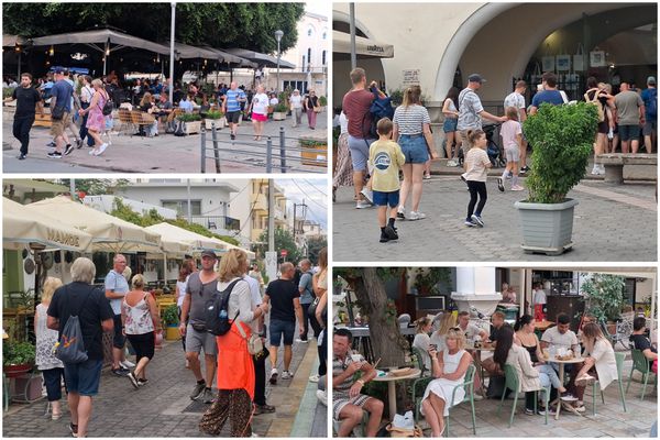 Αυξημένη η κίνηση σήμερα στο κέντρο της Κω λόγω της βροχής – Οι τουρίστες προτίμησαν τη βόλτα στην πόλη
