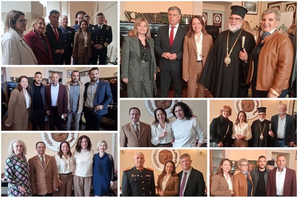 Ανταλλαγή ευχών για τα Θεοφάνεια στο γραφείο της Επάρχου