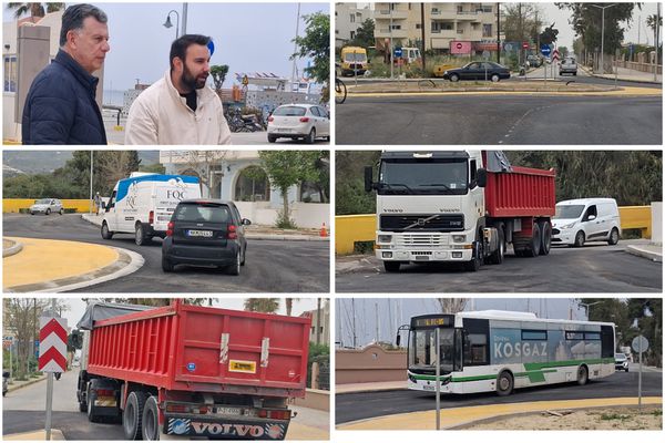 Δόθηκε στην κυκλοφορία ο κόμβος στη Μαρίνα Κω – Θ. Νικηταράς: Αισθανόμαστε περηφάνια και δικαίωση