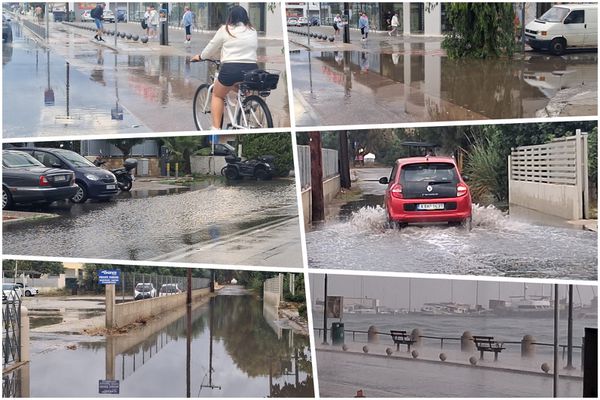 Προβλήματα στην πόλη της Κω από την πρωινή βροχόπτωση