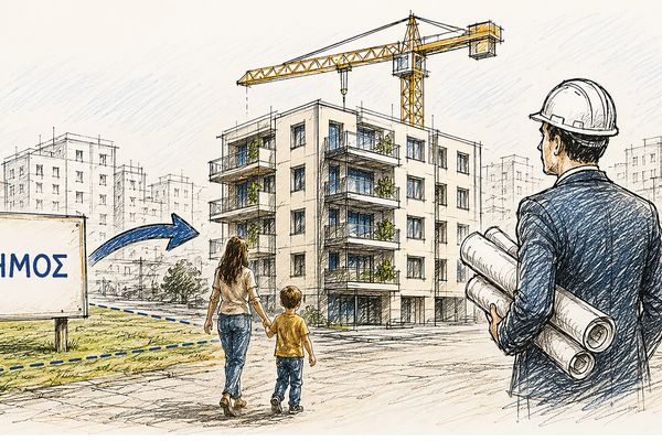 “Φρένο” στην στεγαστική κρίση επιχειρεί να βάλει ο νέος νόμος για την κοινωνική αντιπαροχή - Ο Δήμος θα βάζει το οικόπεδο και ο ιδιώτης κεφάλαιο & εργασία