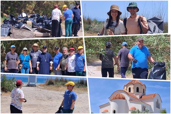 Εθελοντικός καθαρισμός παραλίας από τους ενορίτες του Ι.Ν. Αγίου Γεωργίου Νέας Αλικαρνασσού Κω