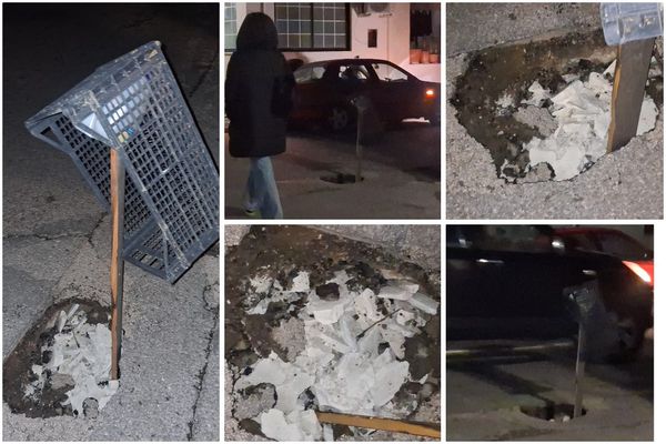 Νέα μόδα στους δρόμους της Κω: Λακκούβες με διακόσμηση