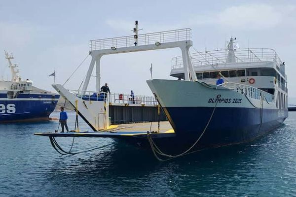 Το “ΟΛΥΜΠΙΟΣ ΖΕΥΣ” επιστρέφει από την Παρασκευή 15/5 με προορισμό το λιμάνι Κω αντί του Μαστιχαρίου