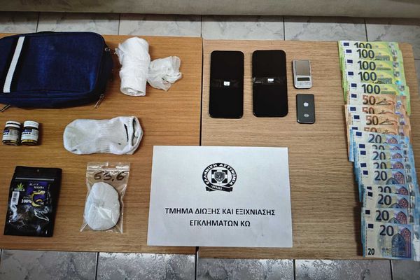 Συνελήφθη 30χρονος ημεδαπός για διακίνηση ναρκωτικών στην Κω