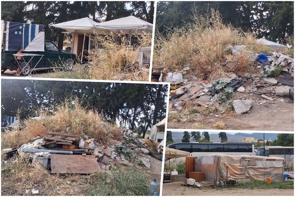 Επιχείρηση απομάκρυνσης των Ρομά από την είσοδο της πόλης