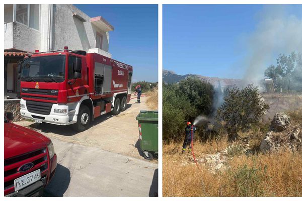 Συμβαίνει τώρα: Φωτιά κοντά σε οικία στο Πυλί