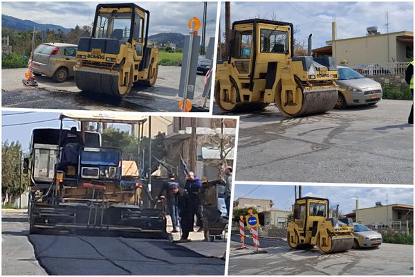 Ξεκίνησε η ασφαλτόστρωση στο Ζηπάρι - Την επόμενη εβδομάδα αναμένεται να δοθεί ο δρόμος στην κυκλοφορία