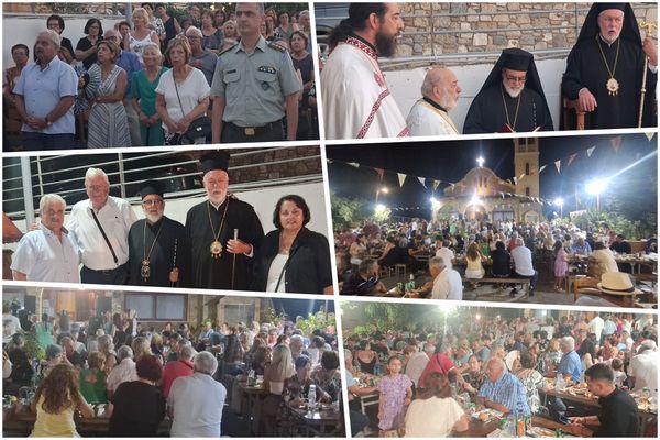 Με μεγάλη προσέλευση το πανηγύρι του Αγίου Κοσμά του Αιτωλού στο Πλατάνι 
