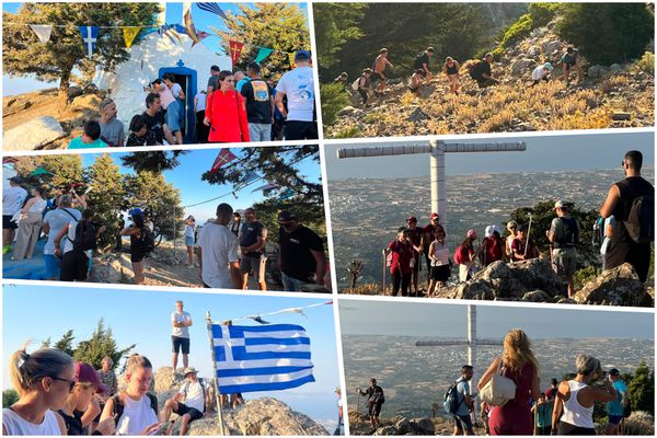 Πλήθος πιστών στο εκκλησάκι του Χριστού (στο Δίκαιο) για την εορτή της Μεταμορφώσεως του Σωτήρος