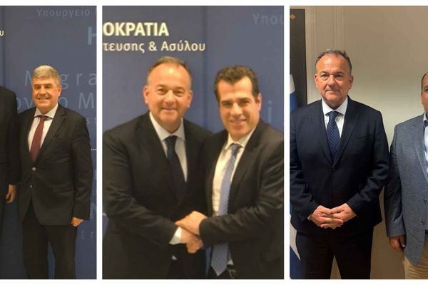 Συναντήσεις του κ. Γιάννη Παππά στο Υπ. Μετανάστευσης για τις δομές και το μεταναστευτικό στα νησιά