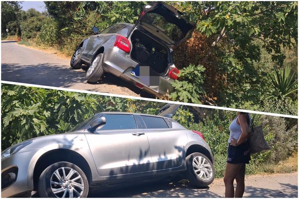Άγιο είχαν 2 γυναίκες στον Ασώματο – Το αυτοκίνητό τους δεν έπεσε στο γκρεμό γιατί "συγκρατήθηκε" από κλαδιά 