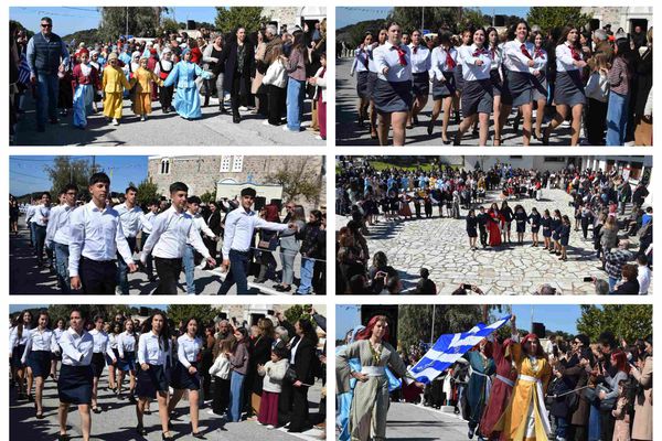 Mε λαμπρότητα η παρέλαση της 7ης Μαρτίου στην Ευαγγελίστρια Ασφενδιού