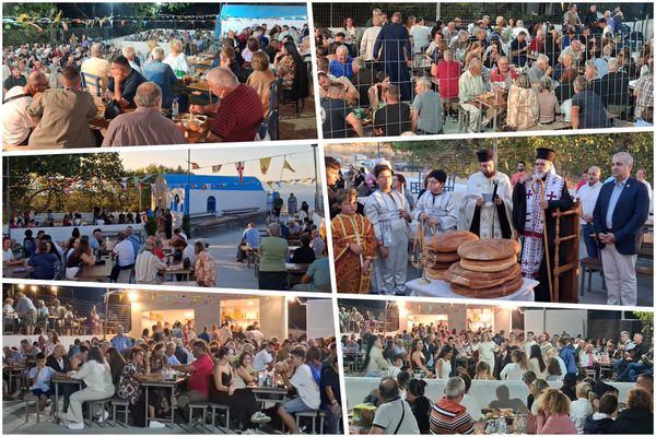 Πλήθος πιστών στον πανηγυρικό εορτασμό του Αγίου Παντελεήμονα στο Ψαλίδι