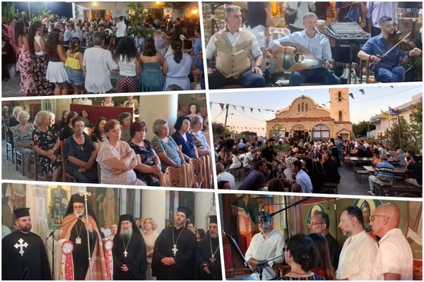 Πλήθος κόσμου στην γιορτή του Αρχαγγέλου Γαβριήλ στο Πλατάνι