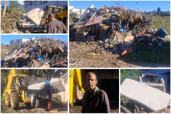 Καθαρίζεται από τον ιδιοκτήτη ο χώρος στη Λαγκάδα όπου διέμεναν παράνομα οι Ρομά και δημιουργούσαν προβλήματα 