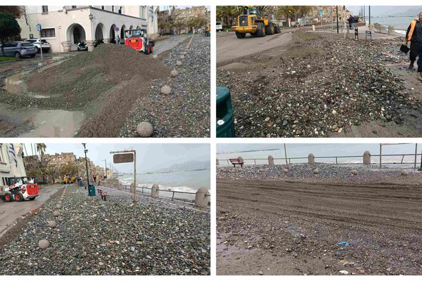 H σημερινή εικόνα του λιμανιού της Κω μετά την κακοκαιρία