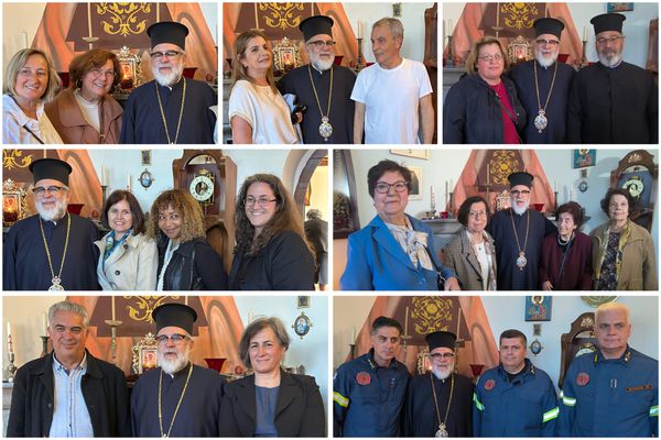 Θερμές ευχές και συγκινητική προσέλευση πιστών για τα ονομαστήριά του Μητροπολίτη κ. Ναθαναήλ